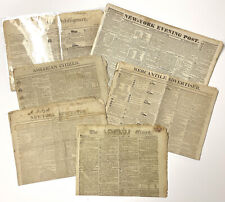 Six Different 19th Century American/London Newspapers 1805-1831, Lots of History picture