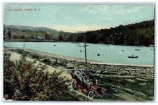 c1910 Boats Car Lake Ophelia Liberty New York NY Unposted Antique Postcard picture