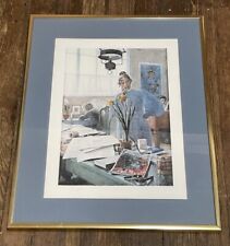 Vintage Mrs Karin In The Studio by Carl Larsson, Framed Print Brooklyn Museum picture
