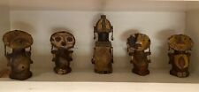 5x African Cameroon Pygmy Tribe Tikar Clay Terra Cotta Figures Uncommon picture