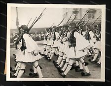 WWII Greek Military Troops 1940 Original Press Photo picture