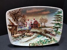 Chase Japan Pegasus With Tag Rare Vintage Hand Painted Dimensional Farm Scene... picture