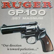 PRINT AD RUGER .357 MAGNUM Pistol Revolver NEW GP-100 Sturm & Ruger Firearms '86 picture