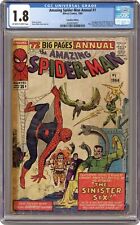 Amazing Spider-Man Annual Canadian Edition #1 CGC 1.8 1964 4256879007 picture