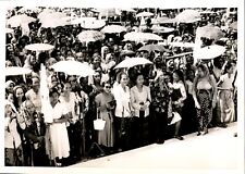 GA193 1953 Orig Photo PERWARI INDONESIAN WOMEN ASSOCIATION ANTI-POLYGAMY RALLY picture