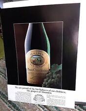 1979 Almaden Pinot Chardonnay Wine Original Print Ad picture