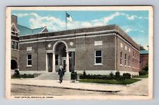 Rockville CT-Connecticut, Post Office, Antique Vintage Souvenir Postcard picture