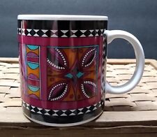 Smithsonian Institution Coffee Mug, Painted Bark Cloth Bada Region Indonesia Cup picture