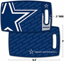 RARE DALLAS COWBOYS CUTTING BOARD SNACKS TAILGATE CHRISTMAS MAN CAVE GIFT picture