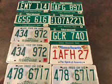 10 Mixed State License Plate Lot picture
