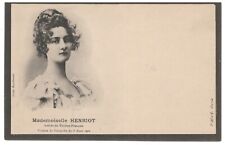 Vintage Actress Mademoiselle Henriot French Renoir Model Theater Fire Postcard picture