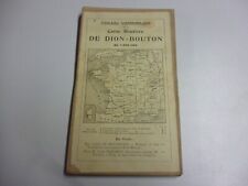 Carte routière ancienne De Dion-Bouton, Mézières, Tableau d'assemblage, Superbe picture