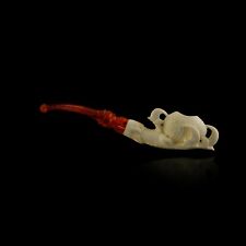 Eagle Claw Meerschaum Pipe  hand carved smoking tobacco pfeife 海泡石 with case picture