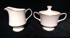 Sango China Savoy 3724 Creamer and Sugar Bowl With Lid  picture