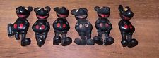 1930's Seiberling Rubber Mickey Mouse Pie-eyed Figures Disney Toy Various Cond. picture