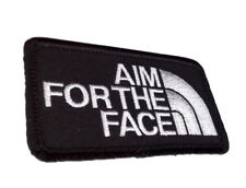 Aim for the Face 2nd Amendment Patch Iron on picture