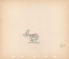 1937 WALT DISNEY's GOOFY ORIGINAL ANIMATION ART PAGE PRODUCTION DRAWING 1930's picture