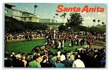 Postcard Santa Anita Park, Arcadia CA A98 picture