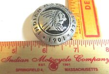 Indian screw-back concho vintage biker collectible old motorcycle accessory USA picture