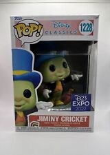 Funko Pop Jiminy Cricket D23 Expo 2022 Exclusive Disney Classics Pinocchio 1228 picture