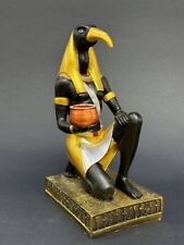 Ancient Egyptian Ibis God of Wisdom Thoth, God Thoth candle holder statue. BC picture