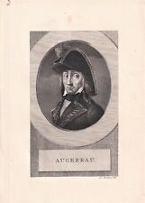 PIERRE AUGEREAU Marshal of France lithograph by Ludwig Portman, 1807 picture