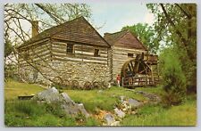 Water Wheel Mill Cyrus Hall McCormick Steeles Tavern Virginia Vintage Postcard picture