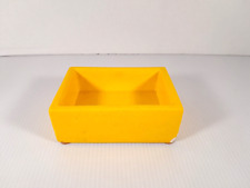 Vintage MCM Raymor Bitossi Yellow Small Trinket Box Italy Art Pottery picture