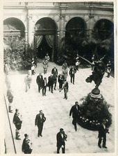Henri Manuel, France, at the Paris City Hall Silver Print Press   picture