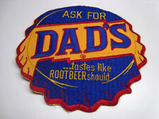 Vintage Dad’s Root Beer Round Cloth Back Patch picture