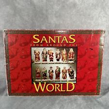 Vintage Set Of 12 Santas From Around The World Complete in Original Box Nice picture