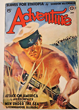 Adventure Magazine Pulp July, 1939 picture