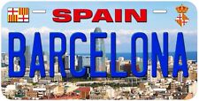 Barcelona Spain Novelty Car License Plate picture