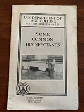US Department of Agriculture Farmers Bulletin NO. 926 Some Common Disinfectants picture