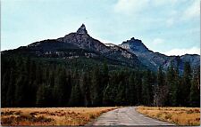 Vtg Montana MT Pilot & Index Peak's Beartooth Highway Yellowstone Postcard picture