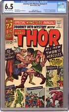 Thor Journey Into Mystery #1 CGC 6.5 1965 3961168019 1st app. Hercules picture