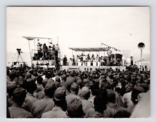 1965  Vietnam War Concert For Soldiers Crowd~Audience View~VTG B&W Photo picture