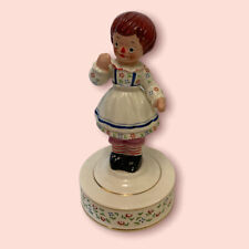 Schmid Vintage 1971 “Raggedy Ann” Porcelain Musical Figurine-The Bobbs Merrill  picture