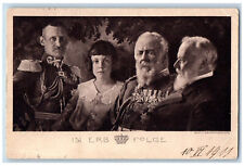 Bayern (Bavaria) Germany Postcard In Erbfolge (Succession) Crown Royalty c1910 picture