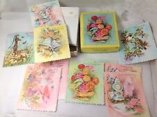 Vintage All occasion greeting cards Parchment Luxury set of 10 picture