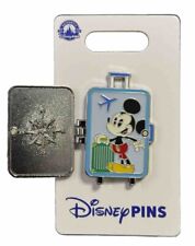 2024 Disney Parks Around The World Travel Suitcase Mickey Mouse Hinge OE Pin picture