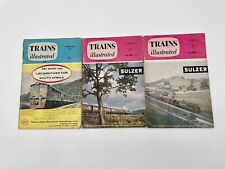 Vintage Trains Illustrated Magazine 1961 lot of 5 Sulzer Locomotive England picture
