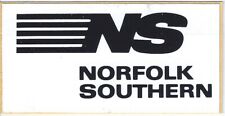 Norfolk Southern Railway Vintage Unused Decal Sticker picture