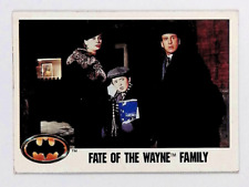 Fate of the Wayne Family 1989 Topps Batman Movie Series One #95 DC Comics picture