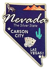 Nevada The Silver State Foil Fridge Magnet picture