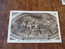 Vintage Italy Postcard Rome Paolo Dome Tourism Bx1-7 picture