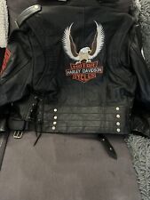 mens used harley davidson leather jackets large picture