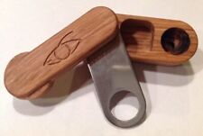 CLASSIC ORIGINAL AUTHENTIC MONKEY PIPE FISHERMAN'S FRIEND+ POUCH, Screen, Wood. picture