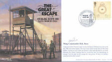 AV600 Stalag Luft III WWII RAF cover signed POW Great Escape tunneler KEN REES picture
