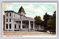 Petoskey MI-Michigan, Cushman House, Antique Vintage Souvenir Postcard picture